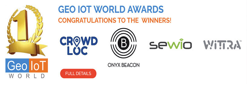 Sewio Awarded as Innovator in Geolocation at Geo IoT World 2017 Sewio Awarded as Innovator in Geolocation at Geo IoT World 2017