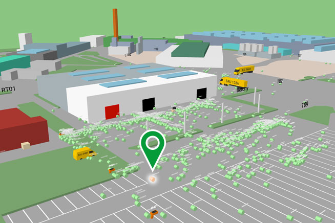 Exact 3D position of each coil