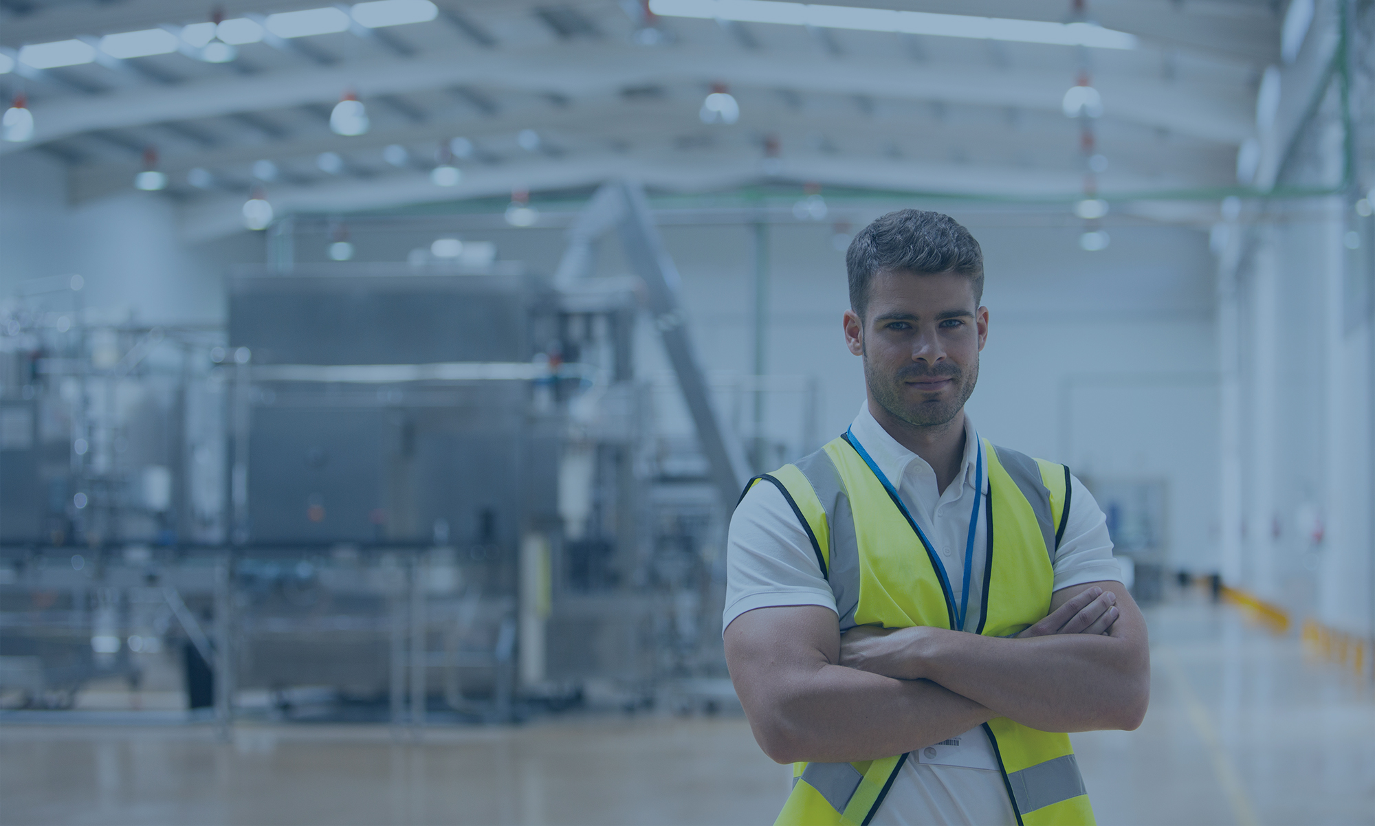 Employee location tracking in a factory