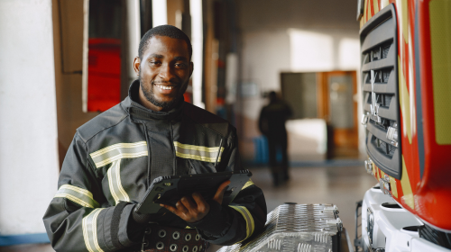 UWB for first-responders training